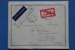 AN12 INDO CHINA    BELLE LETTRE     1934 PAR AVION  SAIGON POUR DOYET FRANCE ++ + AFFRANCH. INTERESSANT - Airmail