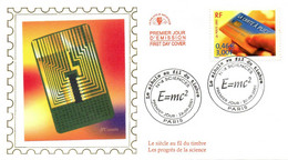 FRANCE. N°3426 De 2001 Sur Enveloppe 1er Jour (FDC). E=mc2. - Albert Einstein