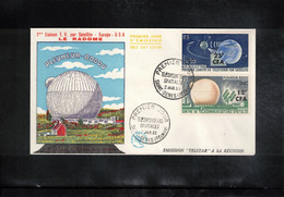 Reunion 1963 Space / Raumfahrt Space Telecommunications FDC - Oceanië