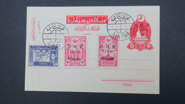 Syrie Ain-TAb N° 5 , 6 Et 8 (cote 540 €) Sur Entier Postal Surcharge OMF Syrie 1 Piastre Voir Scans - Covers & Documents