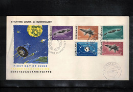 Suriname 1964 Space / Raumfahrt Rockets + Satellites FDC - Zuid-Amerika