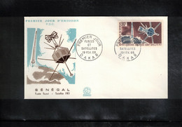 Senegal 1966 Space / Raumfahrt Rockets And Satellites FDC - Afrique