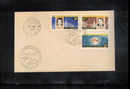 Vietnam 1964 Space / Raumfahrt Russian Exploration Of Space Imperforated Set  FDC - Asie