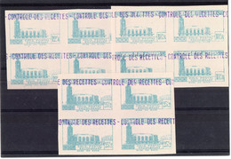 !!! ALGERIE, COLIS POSTAUX N°159, 160 ET 161 EN BLOCS DE 4 NEUFS ** - Pacchi Postali