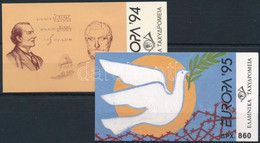 ** 1994 19941995 2 Db Europa CEPT Bélyegfüzetek, 1985-1993 2 Pcs Europa CEPT Stamp-booklets Mi MH 17+18 - Otros & Sin Clasificación