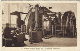 68   Wittenheim    -   Mines Domaniales  De Potasse D'alsace  -    Une Machine D'extration -   Braun Mulhouse - Dornach - Wittenheim