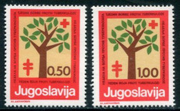 YUGOSLAVIA 1977 Anti-Tuberculosis Tax  MNH / **.  Michel ZZM 56-57 - Unused Stamps