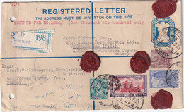 INDE  1952 ENTIER POSTAL/GANZSACHE/POSTAL STATIONERY LETTRE RECOMMANDEE DE BOMBAY - Briefe