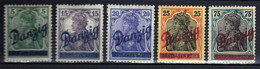 Danzig 1920 Mi 21-25 * [140122XIII] - Dantzig