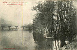 épinal * La Moselle Par Temps De Brume Au Parc Des Grands Moulins * Pont - Epinal