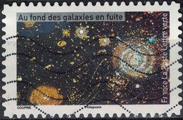 France 2021 Oblitéré Used Tutoyer Les étoiles Au Fond Des Galaxies En Fuite Y&T 2058 - Used Stamps