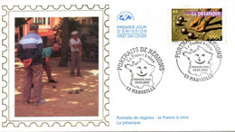 FRANCE. N°3564 De 2003 Sur Enveloppe 1er Jour (FDC). Pétanque. - Bowls