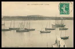 LA TRINITE SUR MER - La Rade - Voiliers - Animée - Collection H. LAURENT - Convoyeur QUIMPER à REDON 1913 - La Trinite Sur Mer