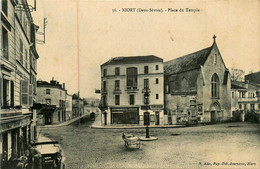 Niort * La Place Du Temple * Commerce Magasin Automobile Et Cycles - Niort