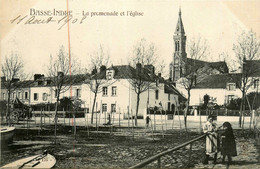 Basse Indre * Vue Sur La Promenade Et L'église Du Village - Basse-Indre