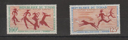 Tchad 1967 Peintures Rupestres PA 42-3, 2 Val ** MNH - Tchad (1960-...)