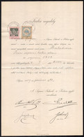 1909 Sopron, 2 Db Törlési Engedély - Unclassified