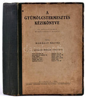 Mohácsy Mátyás: A Gyümölcstermesztés Kézikönyve. Bp., 1946., "Pátria", 797 P. Harmadik Kiadás. Átkötött Félvászon-kötés, - Unclassified