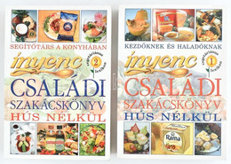 Ínyenc Családi Szakácskönyv Hús Nélkül 1-2. Köt. Vegetáriánus Lexikon. 1. Köt.: Kezdőknek és Haladóknak. 2. Köt.: Segítő - Unclassified