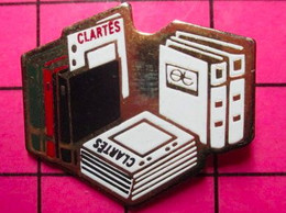 613G Pin's Pins / Beau Et Rare / THEME MEDIAS / REVUE CLARTéS La Revue De L'EDF ? - Médias