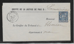 Algérie - Oblitération - Lamoricière - Lettre - Other & Unclassified