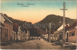 ** T1 Barcarozsnyó, Rozsnyó, Rosenau, Rasnov; Híd Utca / Brückgasse / Street - Unclassified