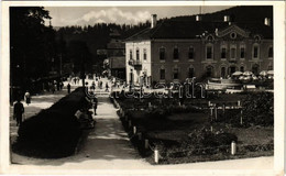 T2/T3 1942 Borszék, Borsec; Park, Hotel Mélik Szálloda és étterem, Nyaraló. Heiter György Udvari Fényképész Felvétele és - Unclassified