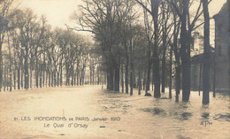 A6004 Les Inondations De Paris 1910 Le Quai D'Orsay - Überschwemmung 1910