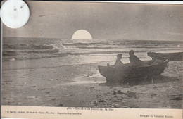 85 - Carte Postale Ancienne  De  LES SABLES D'OLONNE  Coucher De Soleil Sur La Mer - Sables D'Olonne