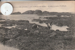 85 - Carte Postale Ancienne  De  CROIX DE VIE   A La Recherche Des Crabes - Saint Gilles Croix De Vie