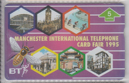 UNITED KINGDOM 1995 BT MANCHESTER INTERNATIONAL TELEPHONE CARD FAIR MINT - BT Private Issues