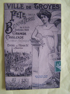 TROYES. AUBE. FETE DE LA BONNETERIE. 11, 12 ET 13 SEPTEMBRE 1909. MLLE. RENEE KUNTZ, REINE DES REINES. 100_4223TAS - Troyes