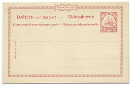 SP SAMOA / COLONIE ALLEMANDE / 1901 ENTIER POSTAL Avec REPONSE PAYEE / NEUF - Samoa