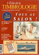 REVUE L'ECHO DE LA TIMBROLOGIE N°1668 De Octobre 1994 - French (from 1941)