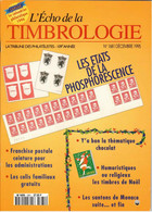 REVUE L'ECHO DE LA TIMBROLOGIE N°1681 De Décembre 1995 - Français (àpd. 1941)