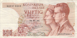 1 Billet De 50F Et 1 Billet De 100F Belges Des 06.01.1967 Et 16.05.1966 - 1000 Frank