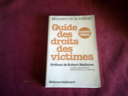 GUIDE DES DROITS DES VICTIMES   // MINISTERE DE LA JUSTICE - Diritto