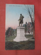 Lafayette.   Statue. Burlington  Vermont    ref  5417 - Burlington