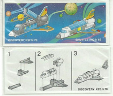 KINDER EU 1991 SPACE SHUTTLE EU 1991 BPZ K92 70 - Notes