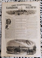 THE ILLUSTRATED LONDON NEWS 255. MARCH 20, 1847. BATTERSEA FIRE CARLSRUHE THEATΕR. CAIRO. INDIA. ​​​​​​​NEW ORLEANS - Autres & Non Classés