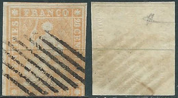 1854-62 SVIZZERA USATO ALLEGORIA SEDUTA 20 R - RF14 - Gebraucht