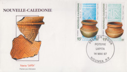 Enveloppe  FDC  1er  Jour   NOUVELLE  CALEDONIE   Poteries  LAPITA   1997 - FDC