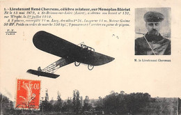 Saint-Brisson-sur-Loire      45           Aviation. René Chevreau  Sur Monoplan Blériot      (voir Scan) - Sonstige & Ohne Zuordnung