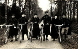 Militaria Soldats Vélos Leopoldsburg  (?) Carte Photo Foto Kaart Animatie - Leopoldsburg (Kamp Van Beverloo)