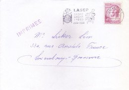 LUXEMBOURG : USED COVER WITH SLOGAN POSTMARK : YEAR 1984 : 20 YEARS OF LASEP, CHILD SPORT - Covers & Documents