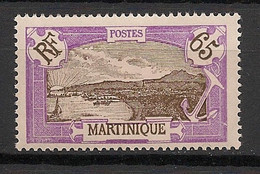MARTINIQUE - 1927 - N°Yv. 122 - Fort De France 65c - Neuf Luxe ** / MNH / Postfrisch - Unused Stamps