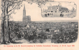 STRASBOURG-STRASSBURG-Bas-Rhin-Festhalle 20-24 August 1905-Dessin-Illustrateur-carte Dessinée - Straatsburg