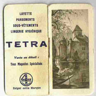 1937 Petit Calendrier De Poche TETRA Layette Pansements Lingerie 16 Pages - Petit Format : 1921-40