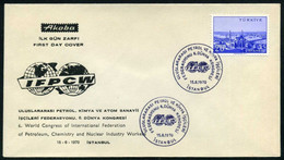 Turkey 1970 IFPCW, Int. Federation Of Petroleum, Chemistry And Nuclear Industry Workers | Special Cover - Storia Postale