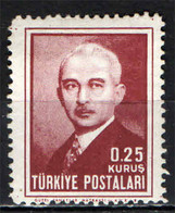 TURCHIA - 1946 - President Ismet Inonu - MNH - Unused Stamps